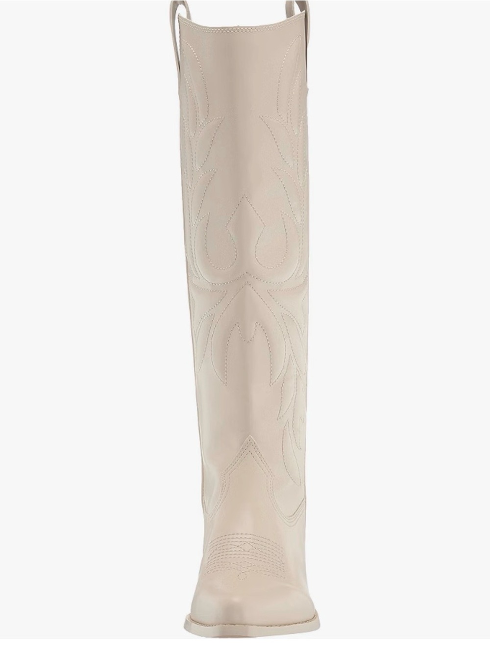 Guess Boots, Ginnifer Women's Tall Embroidered Western Boot - Cream
